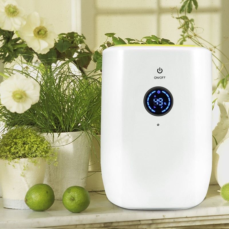 800Ml Electric Air Dehumidifier For Home With Auto-Off And Led Indicator