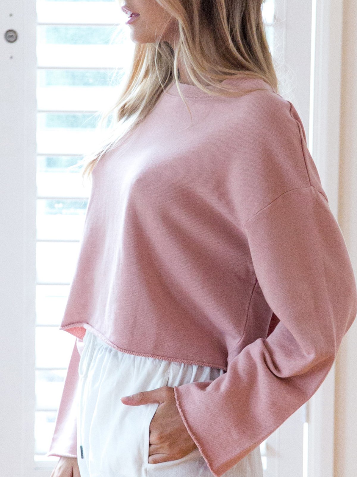 Solid Casual Polyester Blouses & Shirt