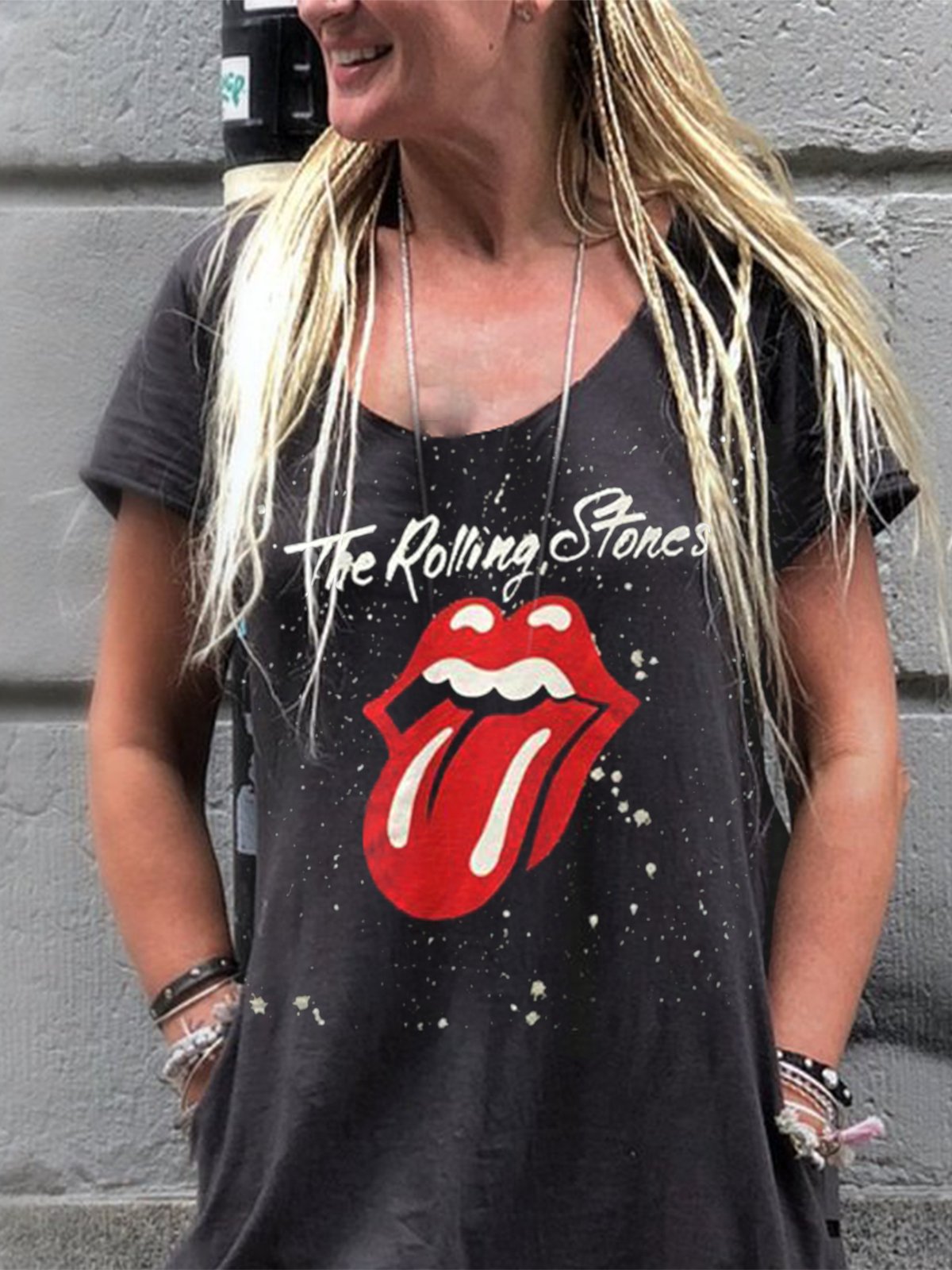 Black Plain Vintage One-Pieces