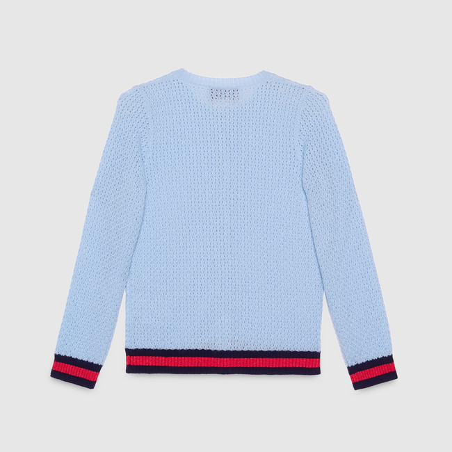 Children's wool cardigan with Web