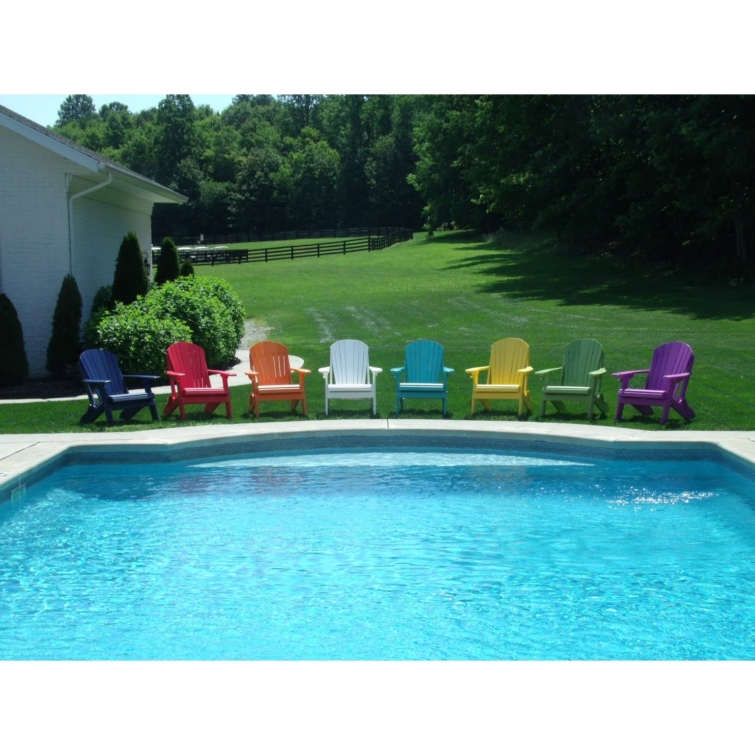 Folding Adirondack Chair - Eagle Collection - Cedar/Brown