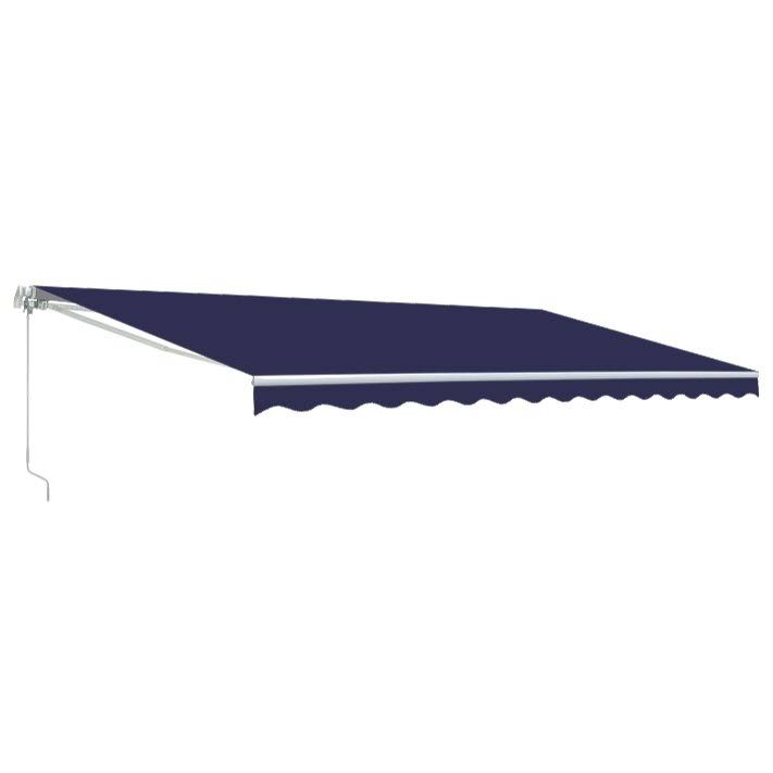 Aleko FAB20X10BLUE30 Retractable Awning Fabric Replacement 20 x 10 Feet Blue