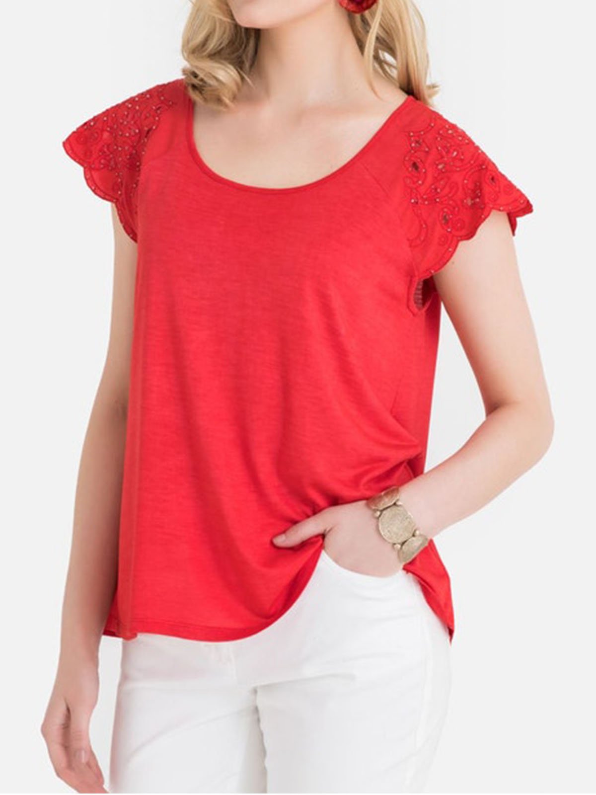 Short Sleeve Round Neck Shirts & Tops