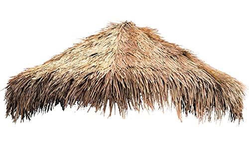 amaZulu Inc. Mexican Straw Roof Palm Thatch �C 7ft Diameter Umbrella Cover, Natural Grass Tiki Roof, Outdoor Patio Shade Cape.