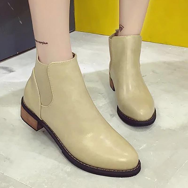Women Booties Casual Slip On Shoes
