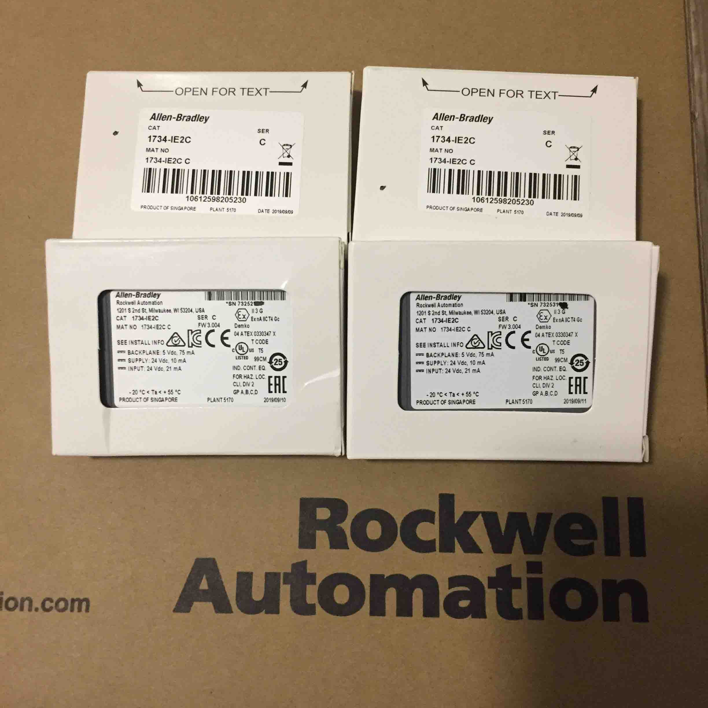 1734-IE2C Allen Bradley Original Brandy New Factory Sealed