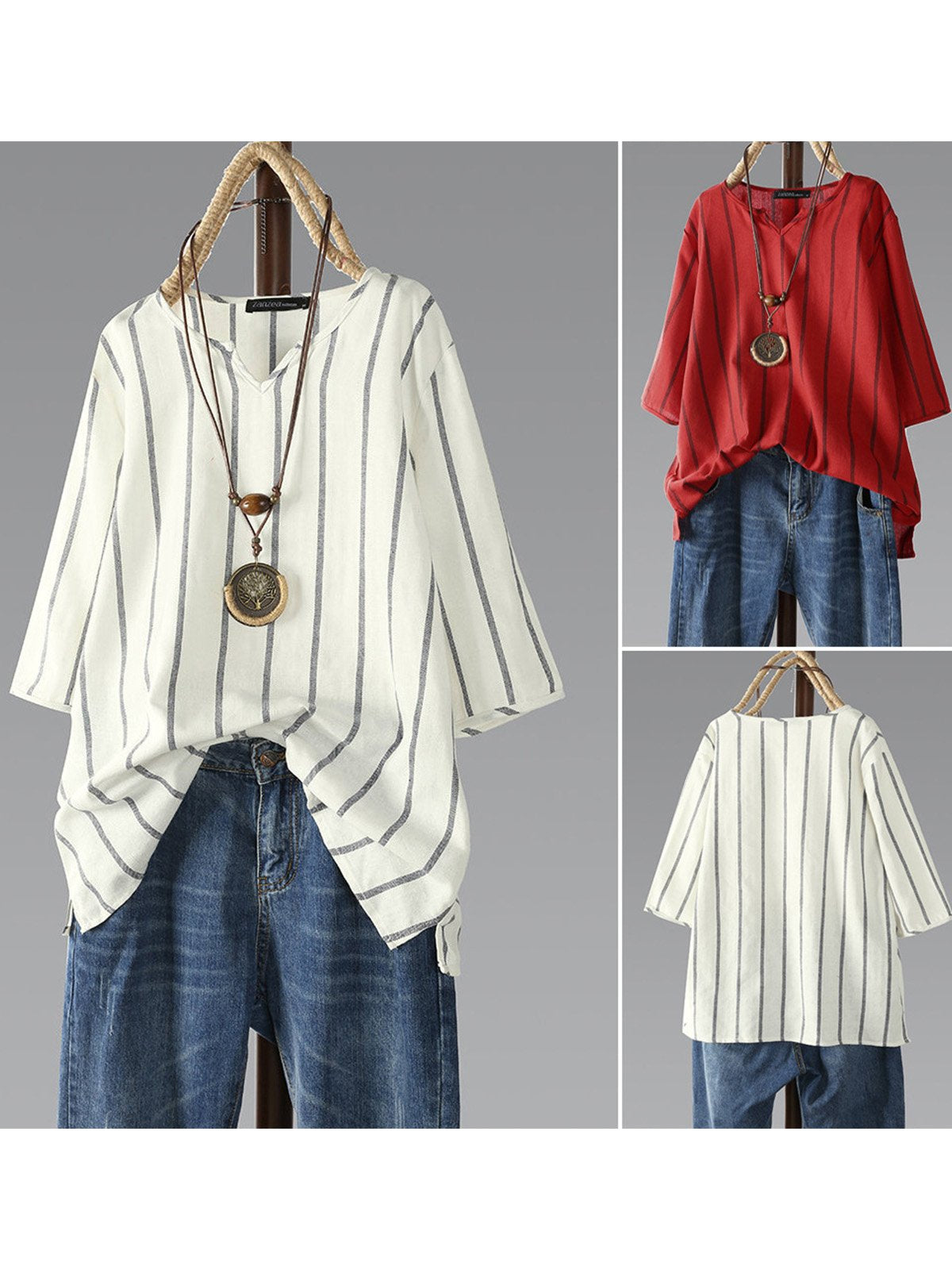 Women Casual Loose Tops Tunic Blouse Shirt