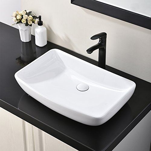 Counter Bathroom Vessel Sink,Countertop Art Basin Sinks for Vanity