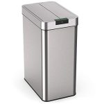 13 Gallon Automatic Trash Can for Kitchen �C Stainless Steel Garbage Can