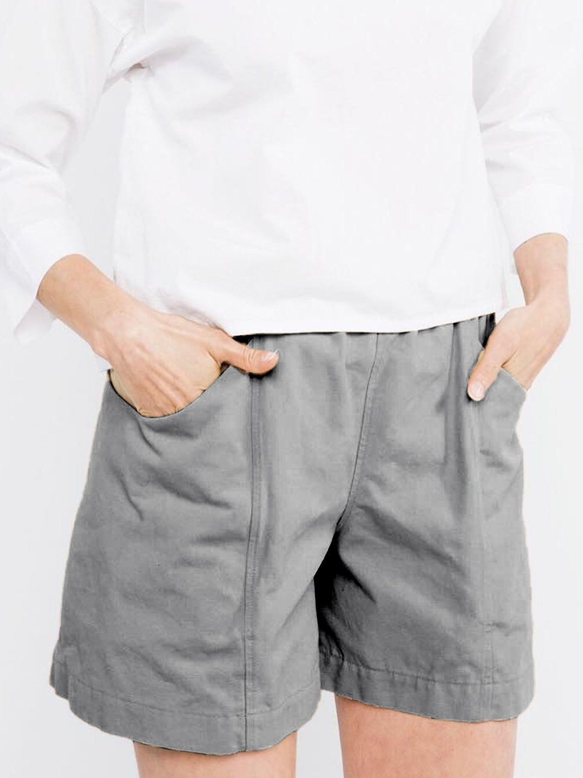 Plain Casual Pants