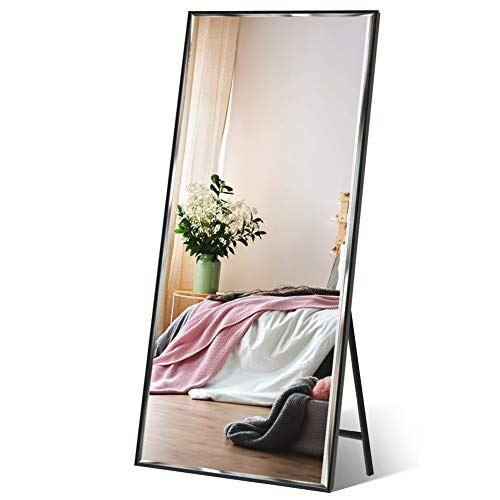 HD Rectangle Full Body Tall Big Floor Stand up or Wall Mounted Mirror/65���x23.6���
