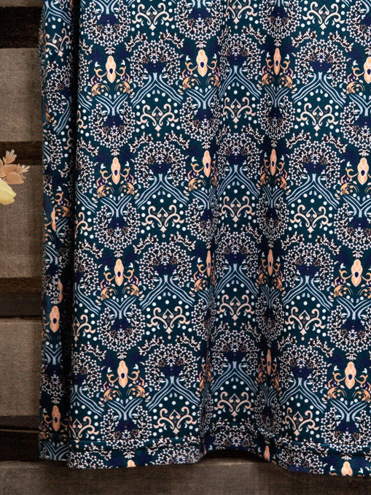 Casual vintage v-neck short sleeve top