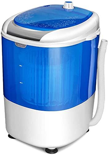 Washing Machine with Spin Dryer, Washing Capacity 5.5lbs, Electric Compact Laundry