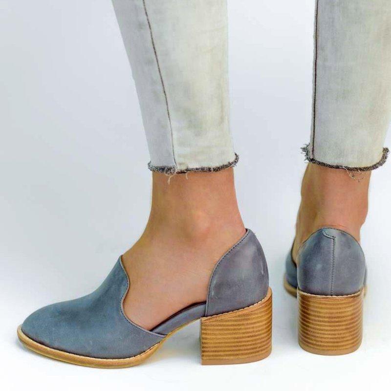 Women's Chunky Heel Vintage Leisure Shoes
