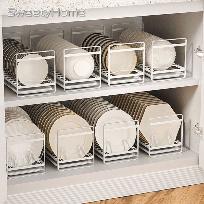 Dish Bowl Plate Drain Rack Pot Lid Cutting Board Storage Shelf Stand Drying Racks