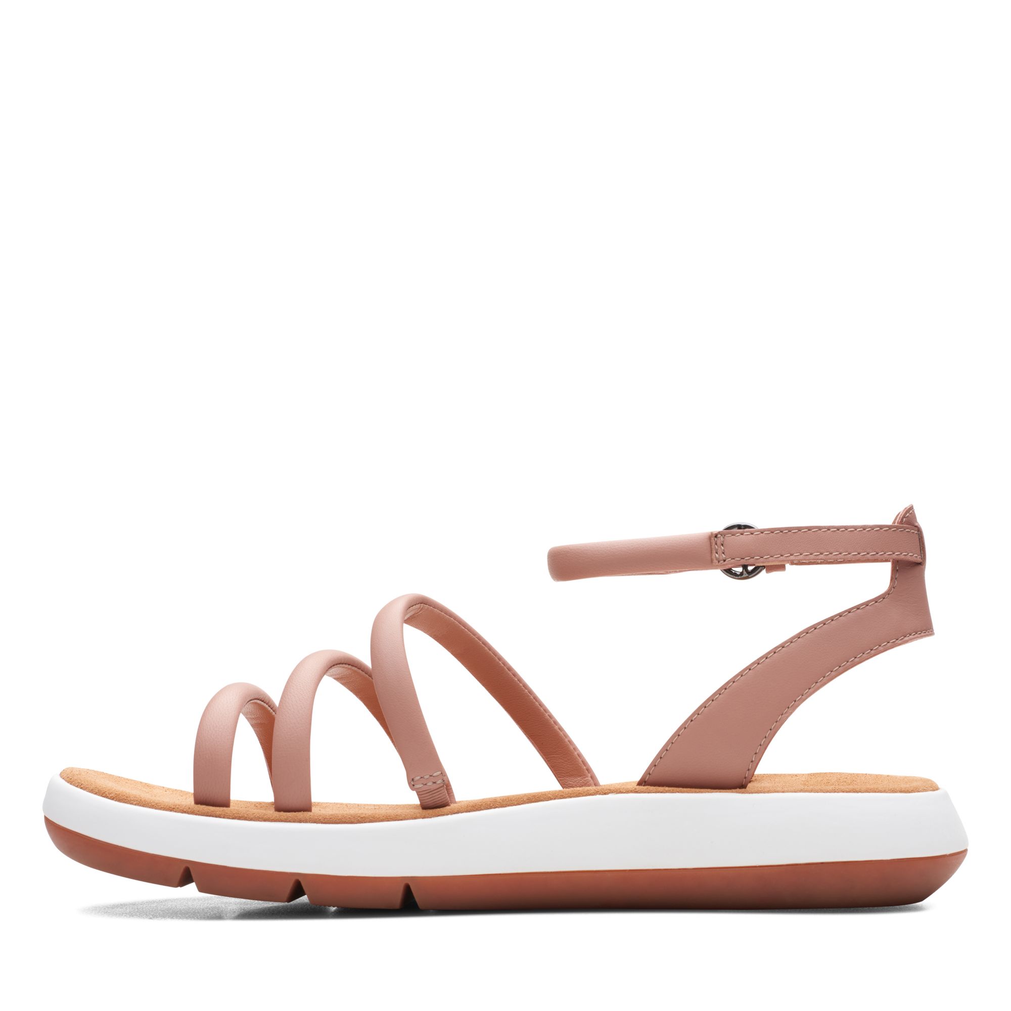 Women Sandals Jemsa Style Rose Leather