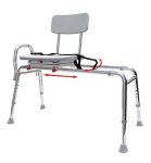 Bathtub Transfer Bench and Shower Chair (Reg) (77662). Swiveling and Sliding system