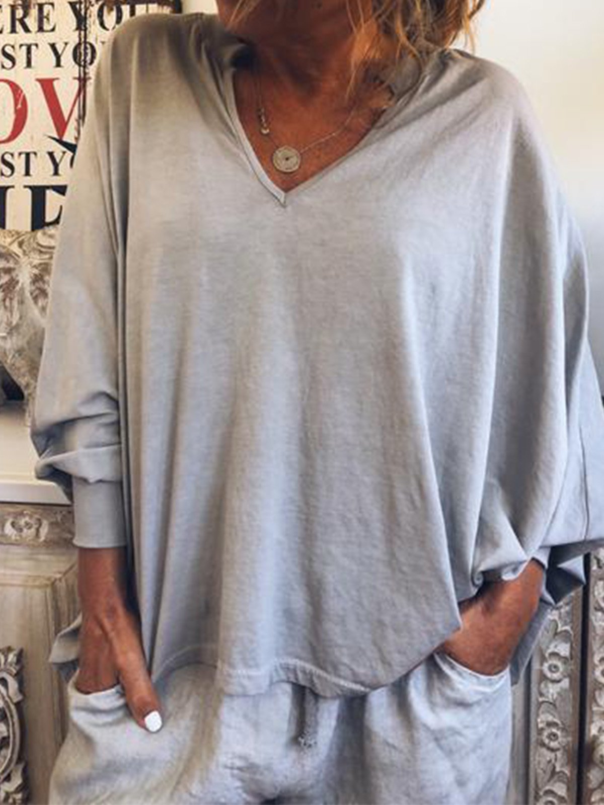 Women Casual Loose Tops Tunic Blouse Shirt