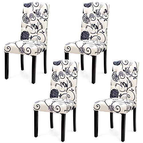 Tufted Dining Room Chairs, Ideal for Dining Room, Kitchen, Living Room