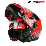 LS2 FF325 Strobe Flip Up Motorcycle Helmet Man Modular Racing