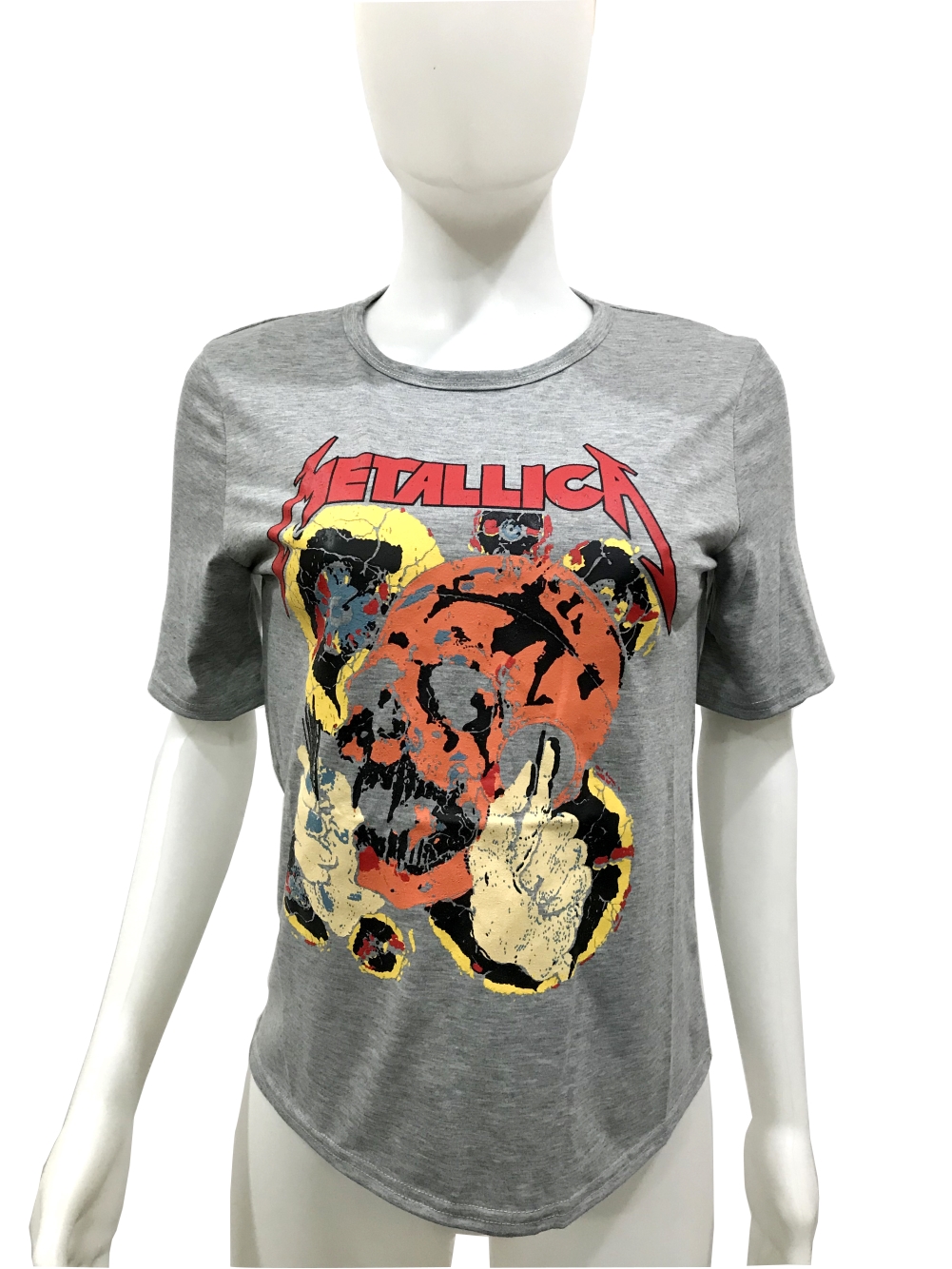 Summer Print O-Neck Shirt