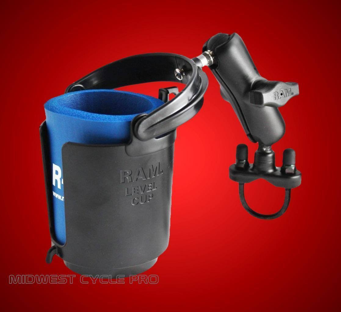 Ram - Self-Leveling Cup Holder Cozy w/Zinc Coated U-Bolt Base - RAM-B-132R