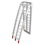1pc 7.5 ft Aluminum Plate Folding Loading Ramp for Motorcycle,ATV,UTV ect. / 750 lb