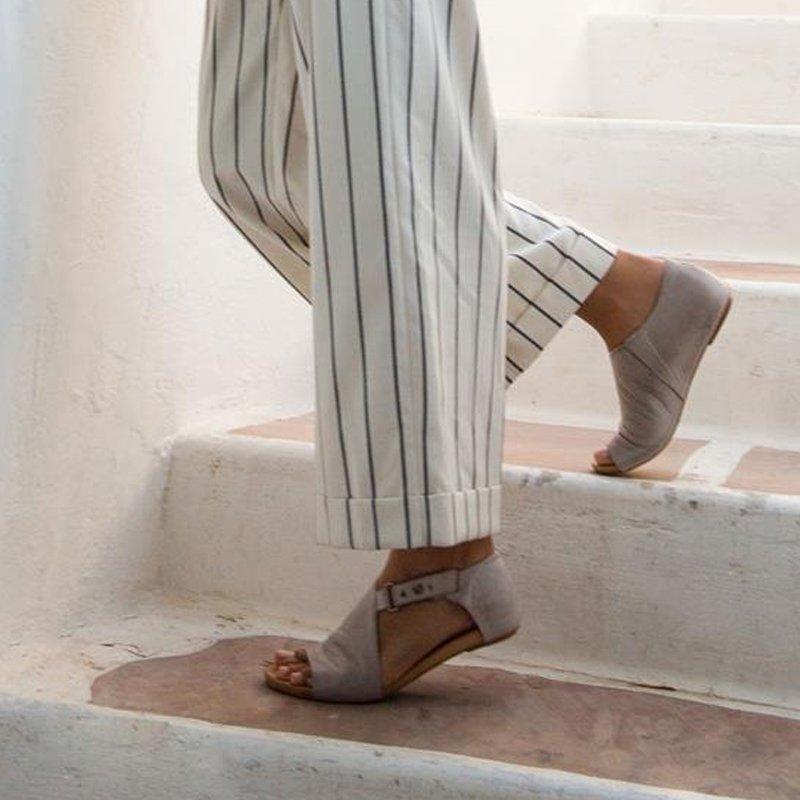 Women closed toe sandals Artificial Leather Plus Size Shoes