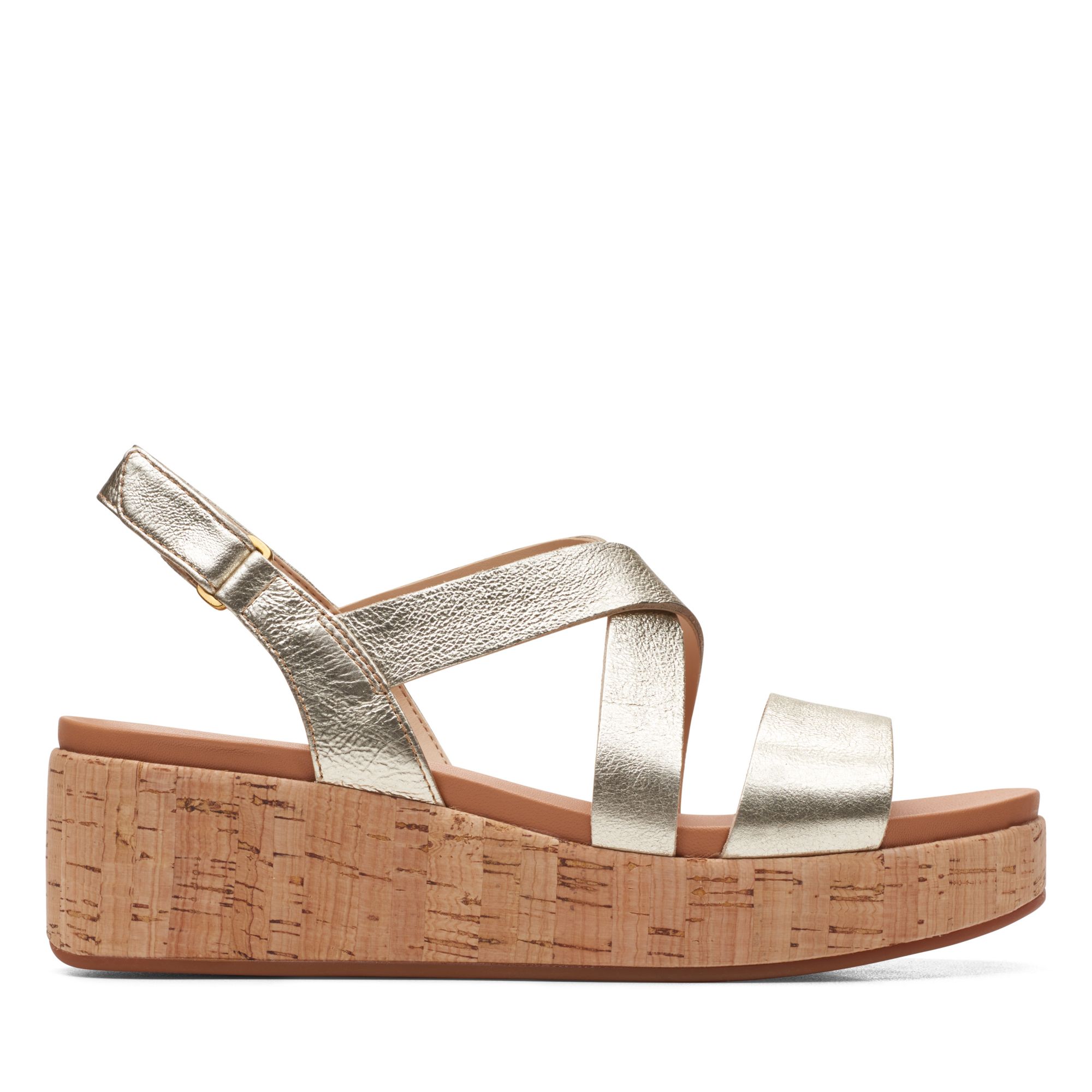 Women Sandals Kimmei Cork Champagne