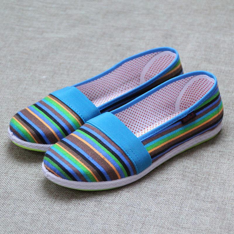Women Canvas Flats Casual Comfort Plus Size Shoes