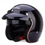 Motorcycle 3/4 Half Helmets Retro Open Face Protection Safe Riding Scooter Helmet