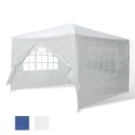 10 x 10 ft Outdoor Wedding Party Tent w/ 4 Sidewalls Color Optional