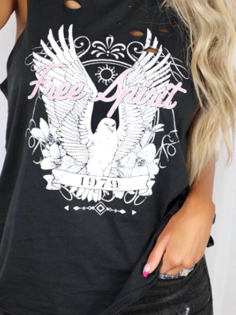 Jersey Cold Shoulder Tanks