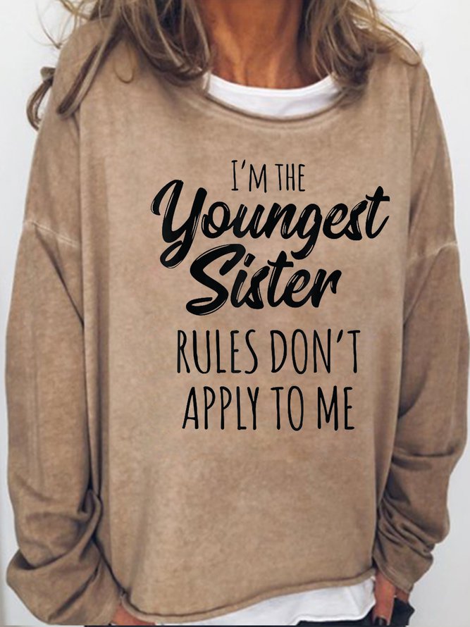 Sisiter Funny Casual Sweatshirt