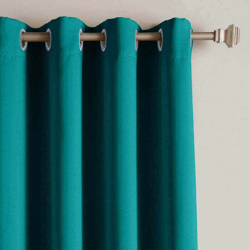 CUSTOM Edoardo Turquoise Outdoor Curtain
