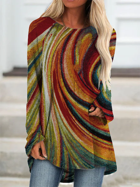 Raglan Sleeve Knitted Shirts & Tops