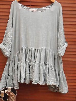 Batwing Round Neck Long sleeve Shift Blouse