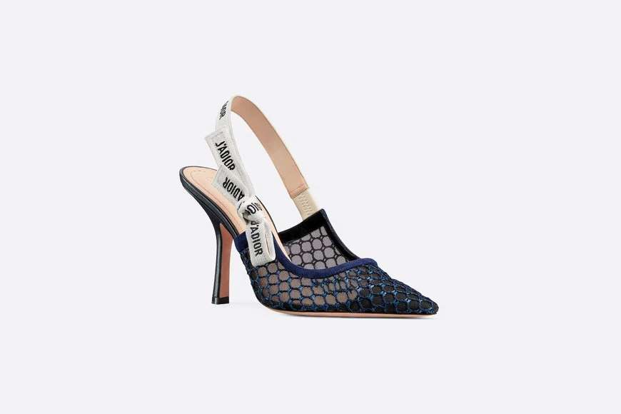J'Adior Slingback Pump Indigo Blue Mesh