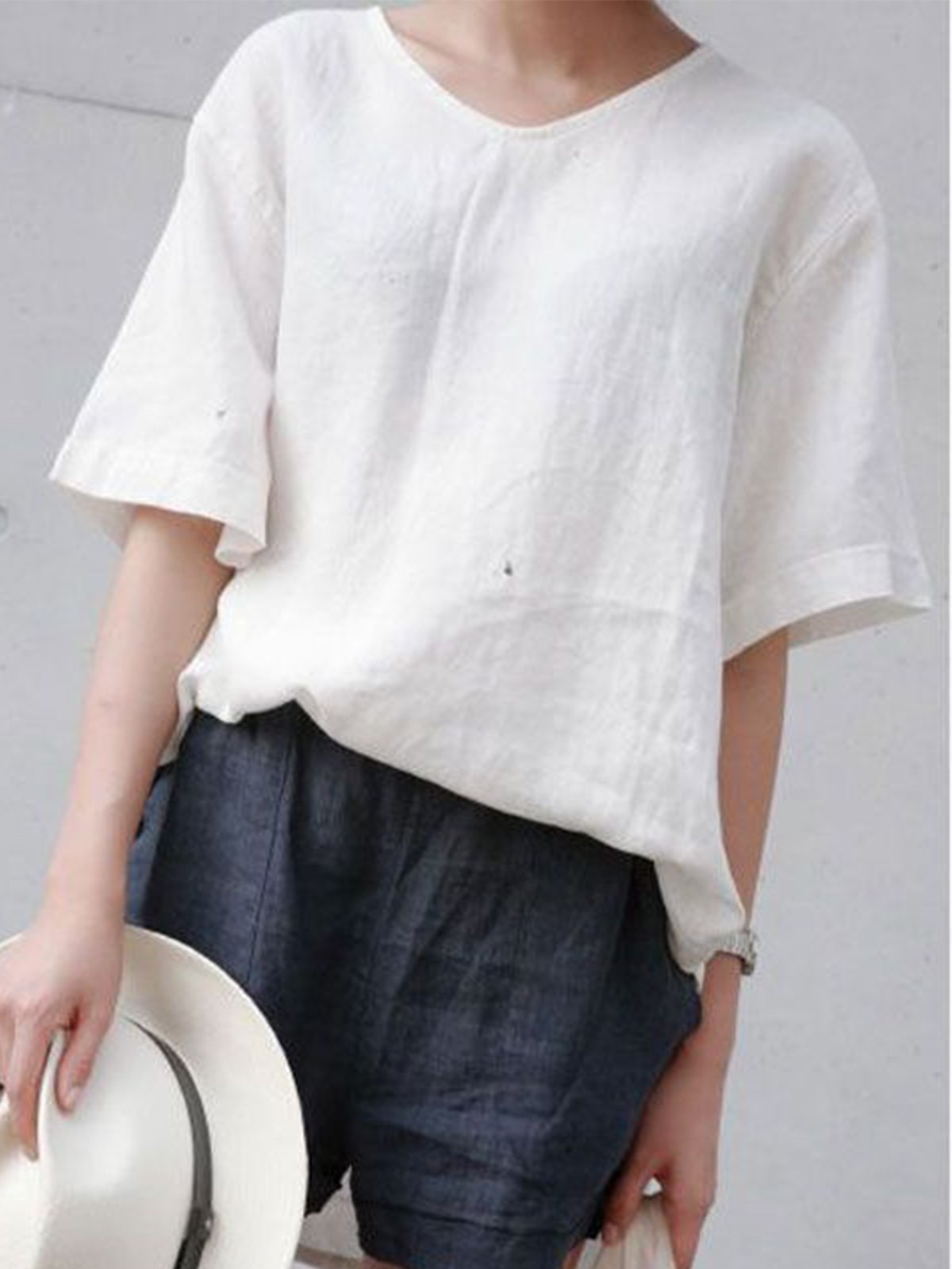 Solid Casual Shirts & Tops