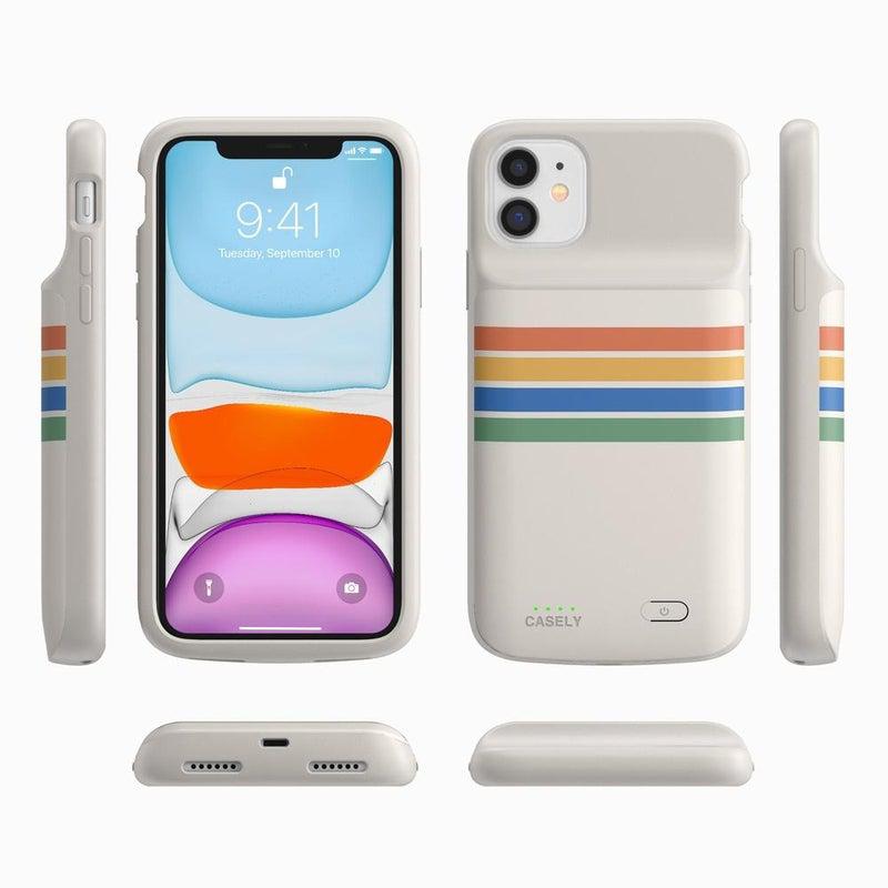 Rainbow Stripes Color Block Case