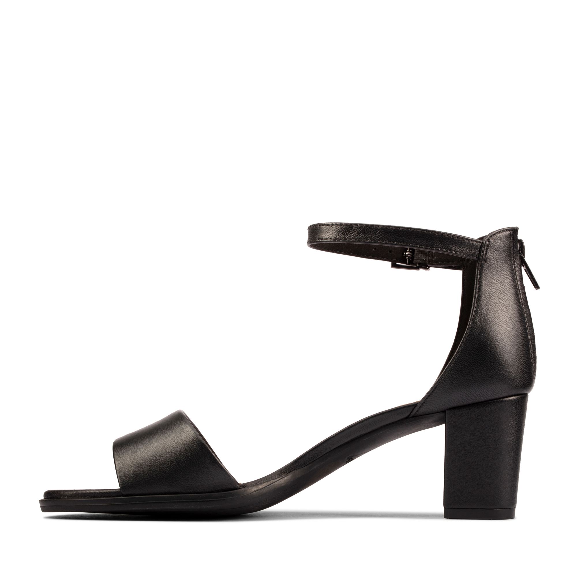 Women Sandals Kaylin 60 2 Part Black Leather