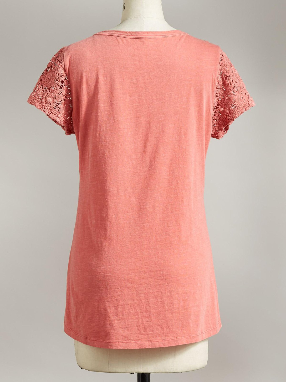 Short Sleeve Plain Casual Shirts & Tops