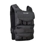 CAP Barbell Adjustable Weighted Vest, Fitness Equipment for Men and Women- Black
