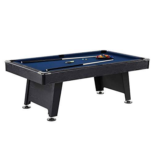 7 Foot Home Billiard Game Table with Accessories Includes Billiard Cues & Balls