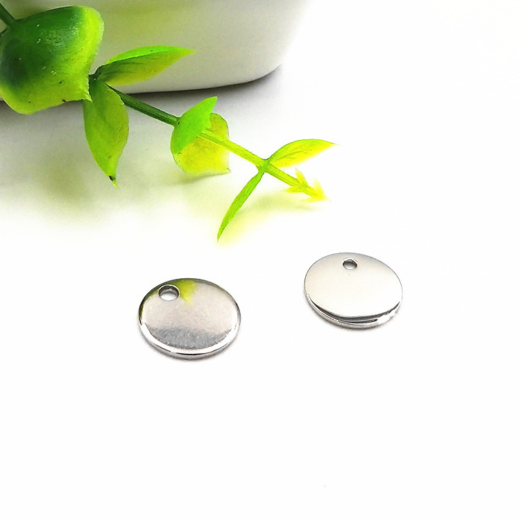 304不锈钢圆牌 圆片 不锈钢吊牌 LOGO牌 项链尾牌 多规格