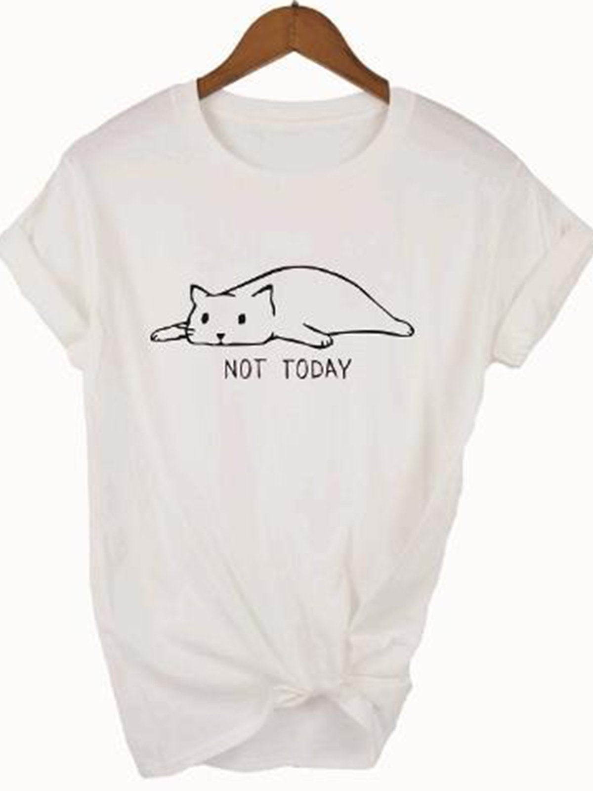 Short Sleeve Round Neck Printed Shirts & Tops