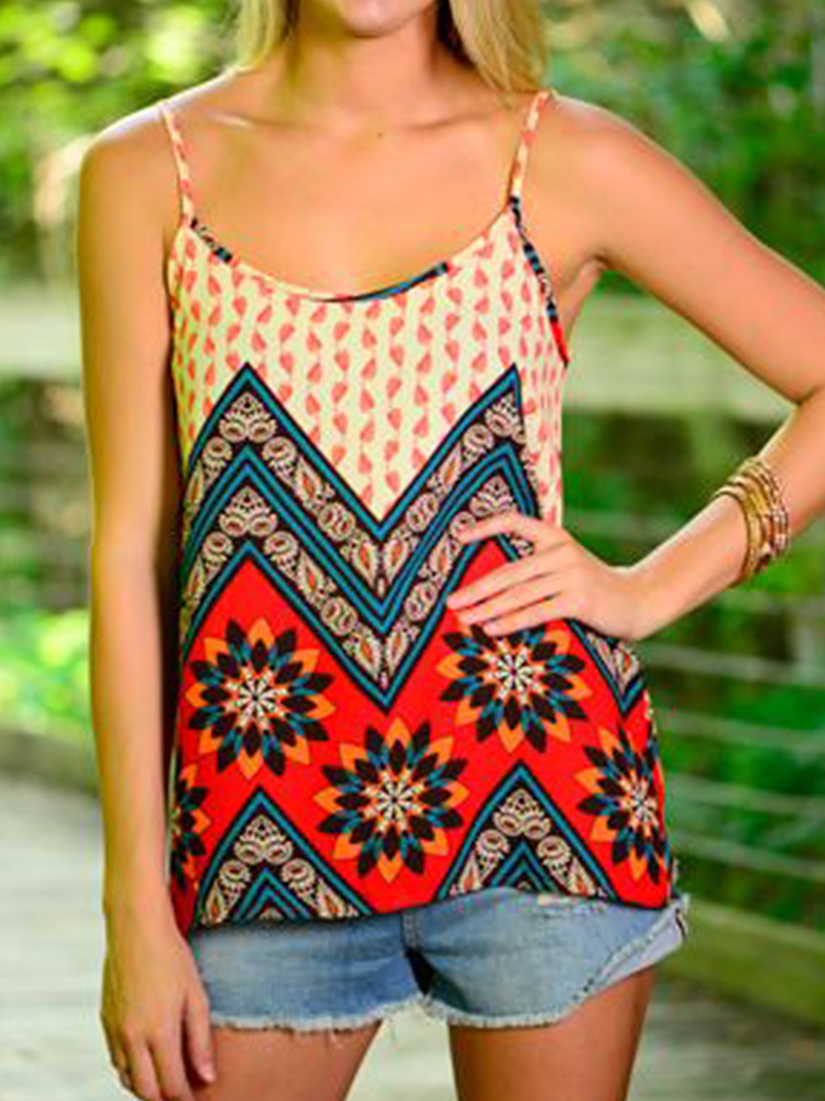 Shift Spaghetti Vintage Shirts & Tops