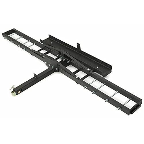 Motorcycle Scooter DirtBike Carrier Hauler Hitch Mount Rack Ramp Anti Tilt