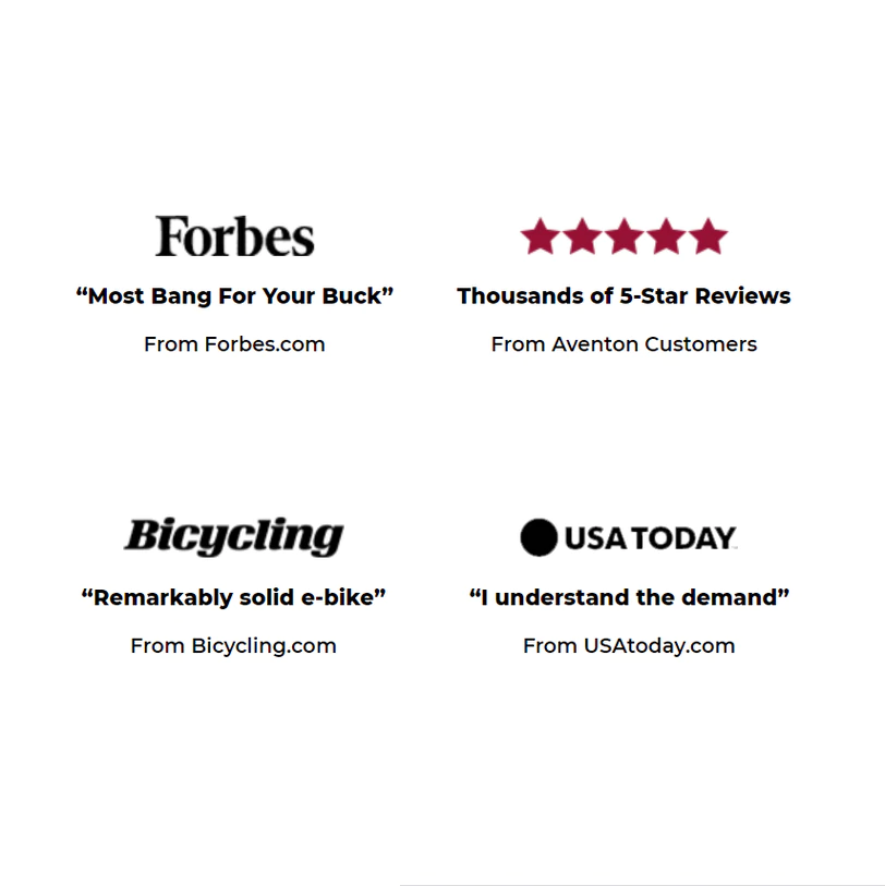 Aventon Pace 500, Step-through Electric Bike, 27.5