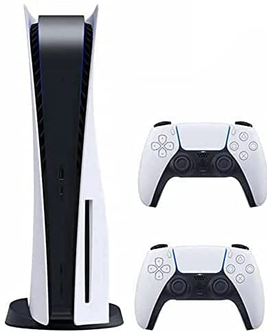 Playstation 5 Disc Version PS5 Console - Additional Controller, 4K-TV Gaming, 16GB GDDR6 RAM, 8K. Output, WiFi-6. Ultra-High Speed 825GB SSD - U Deal